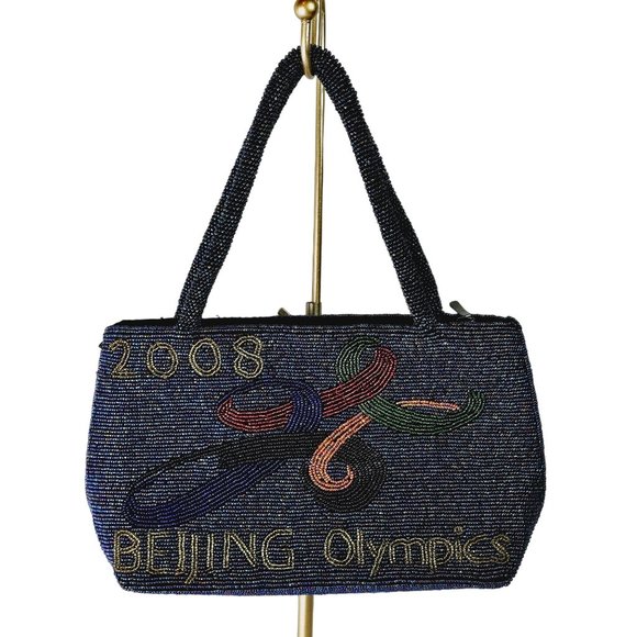 N/A Handbags - BEIJING Olympics 2008 Fully Beaded Y2K Multi-color Handbag